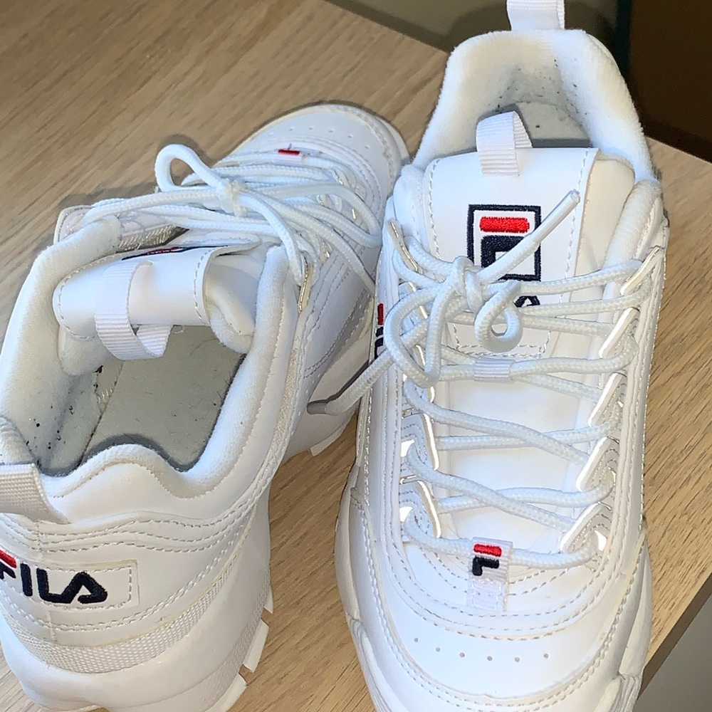 Kids size 2 FILA Disruptors